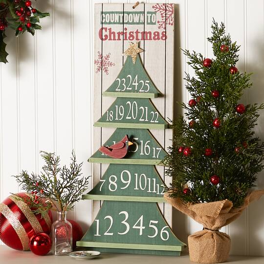 DII® Countdown To Christmas Tree Advent Calendar